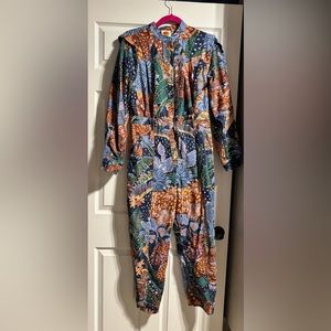 Farm Rio Canvas Jumpsuit Size M